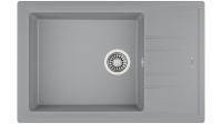 Кухонная мойка STONE 60 S-TG 1B 1D METALLIC GREY