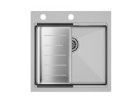 Комплект: Мойка KRONER-PRO 51 + коландер ADVANCE в цвет мойки PM705151-BS+A405-BS